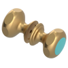 Rubinet Shower Door Knob (set) Satin Gold