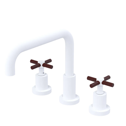 Rubinet Widespread Kitchen Set Matt White