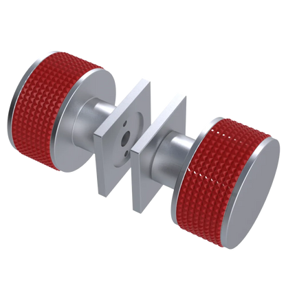 Rubinet Shower Door Knob (set) Satin Chrome