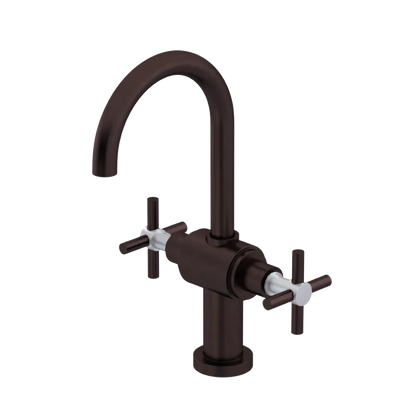 Rubinet Single Hole Dual Handle Lav. Set with LaSalle Spout (less drain) Oil Rubbed Bronze