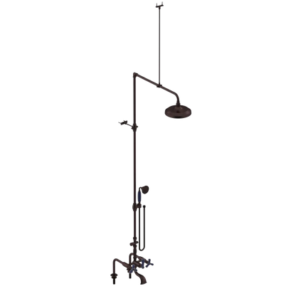 Rubinet Deck Mount Tub & Shower with Hand Held Shower Oil Rubbed Bronze
