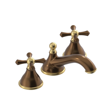 Rubinet Widespread Lav. Set. (less drain) Tuscan Brass