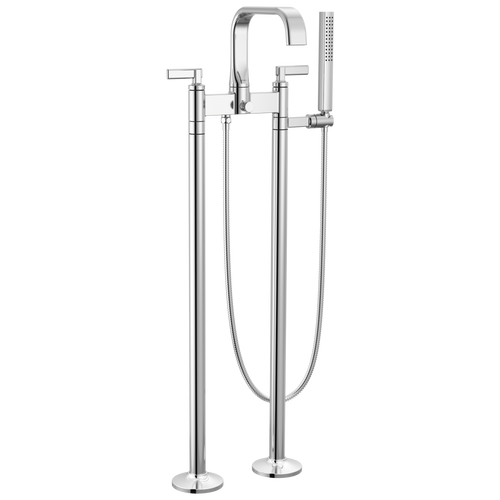 Brizo Two Handle Tub Filler Trim Kit With Lever Handles