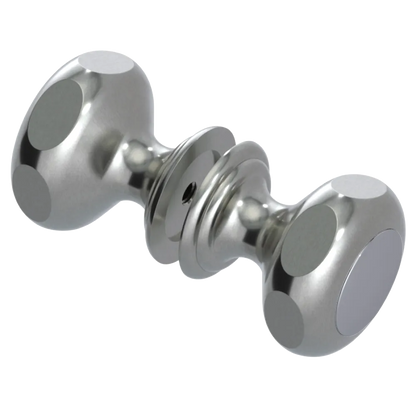 Rubinet Shower Door Knob (set) Satin Nickel