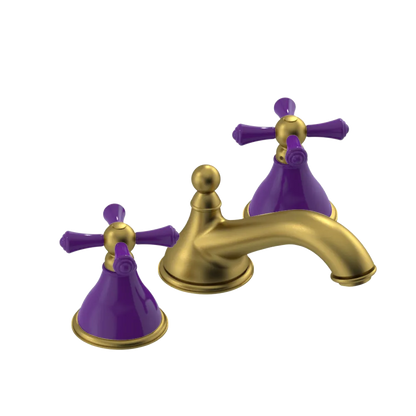 Rubinet Widespread Lav. Set. (less drain) Antique Brass Matt