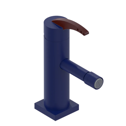 Rubinet Single Control Bidet Fitting (less drain) Midnight Blue