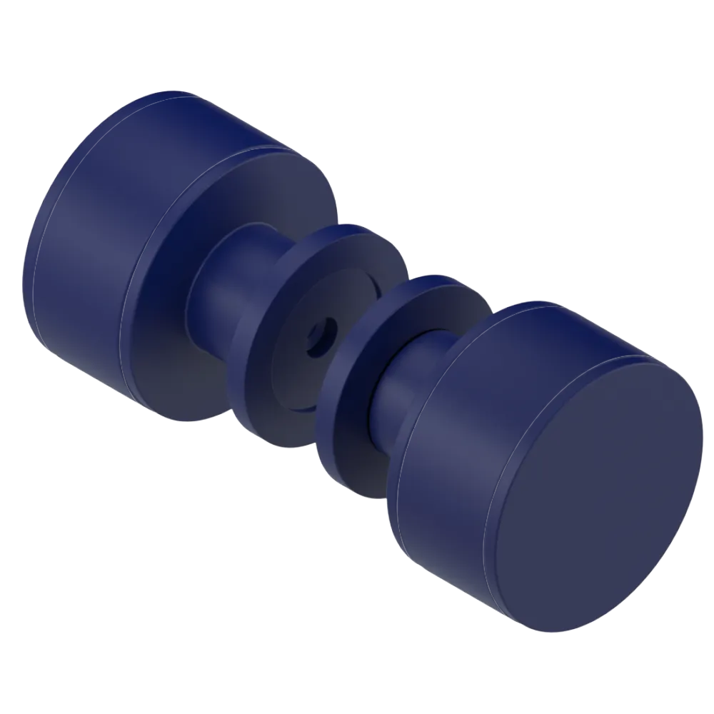Rubinet Shower Door Knob (set) Midnight Blue