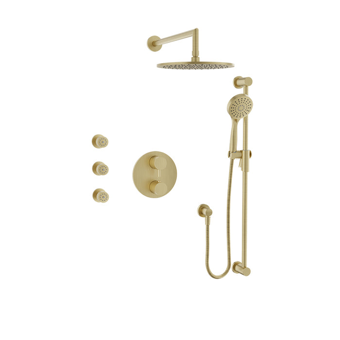 Baril Complete thermostatic pressure balanced shower kit
