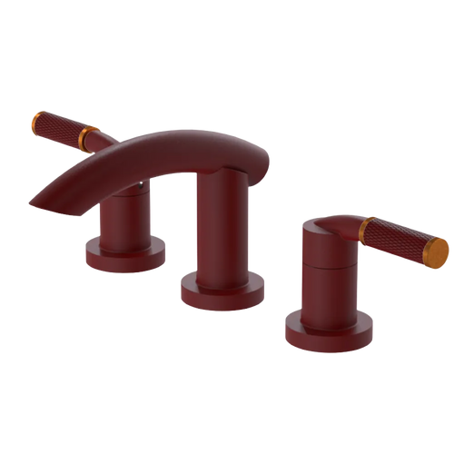 Rubinet Widespread Lav. Set. (less drain) Maroon