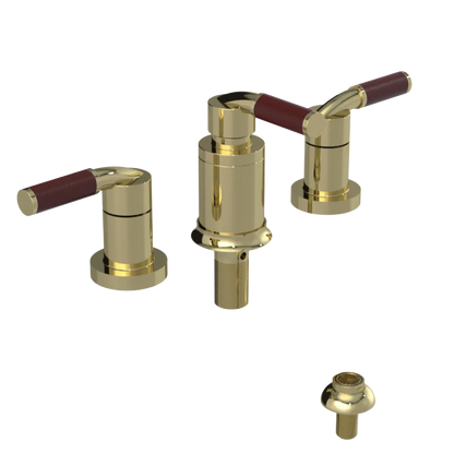 Rubinet Bidet Fitting with Spray, Diverter, and Vacuum Breaker (less drain) Gold