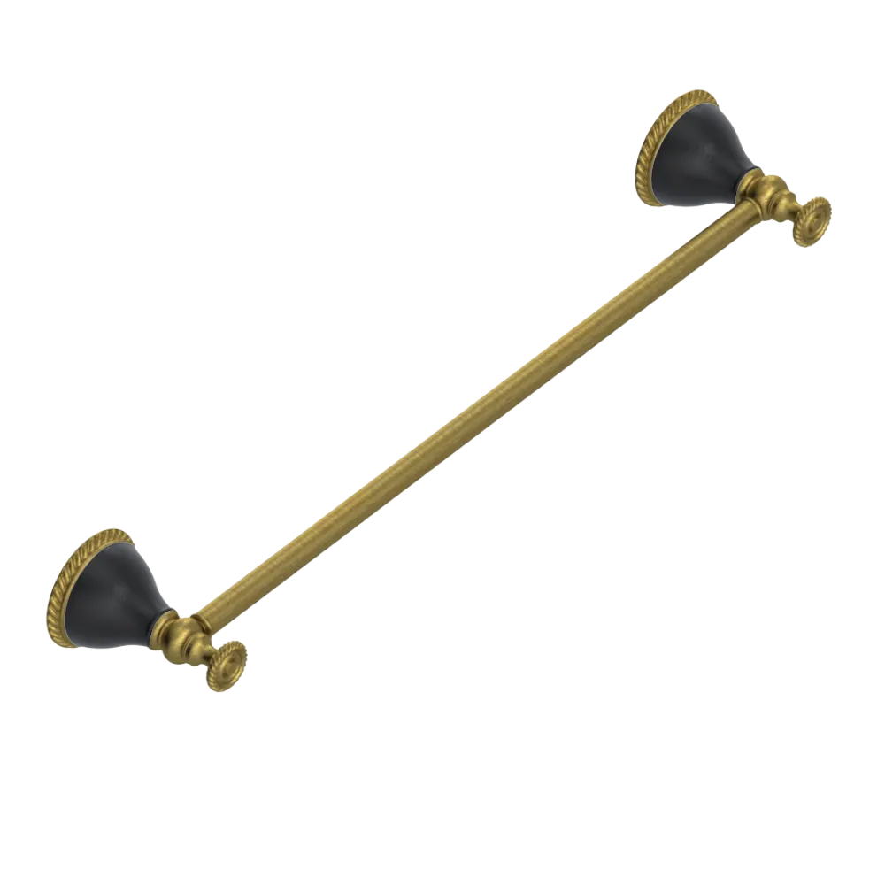 Rubinet Towel Bar 24" Antique Brass Matt