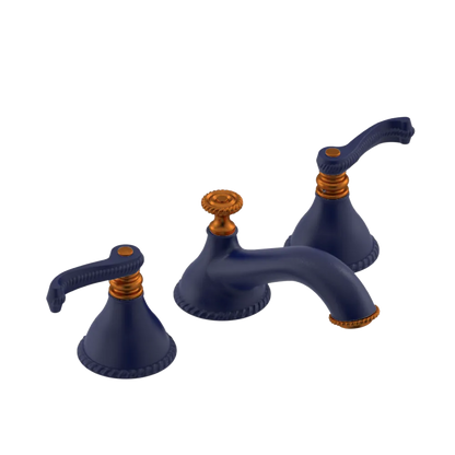 Rubinet Widespread Lav. Set. (less drain) Midnight Blue