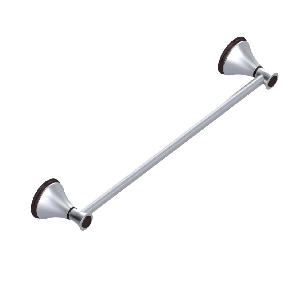 Rubinet Towel Bar 18" Satin Chrome