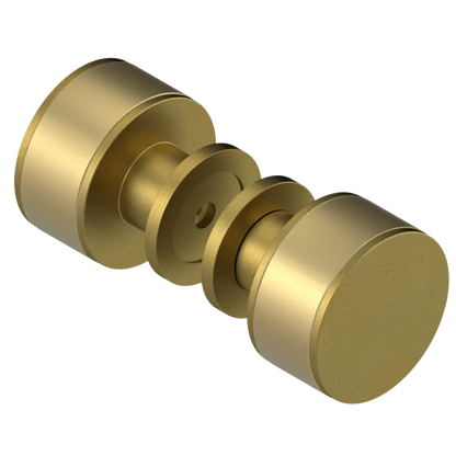 Rubinet Shower Door Knob (set) Antique Brass Matt