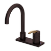 Rubinet 4" Centre Single Control Lav. Set. (less drain) Oil Rubbed Bronze