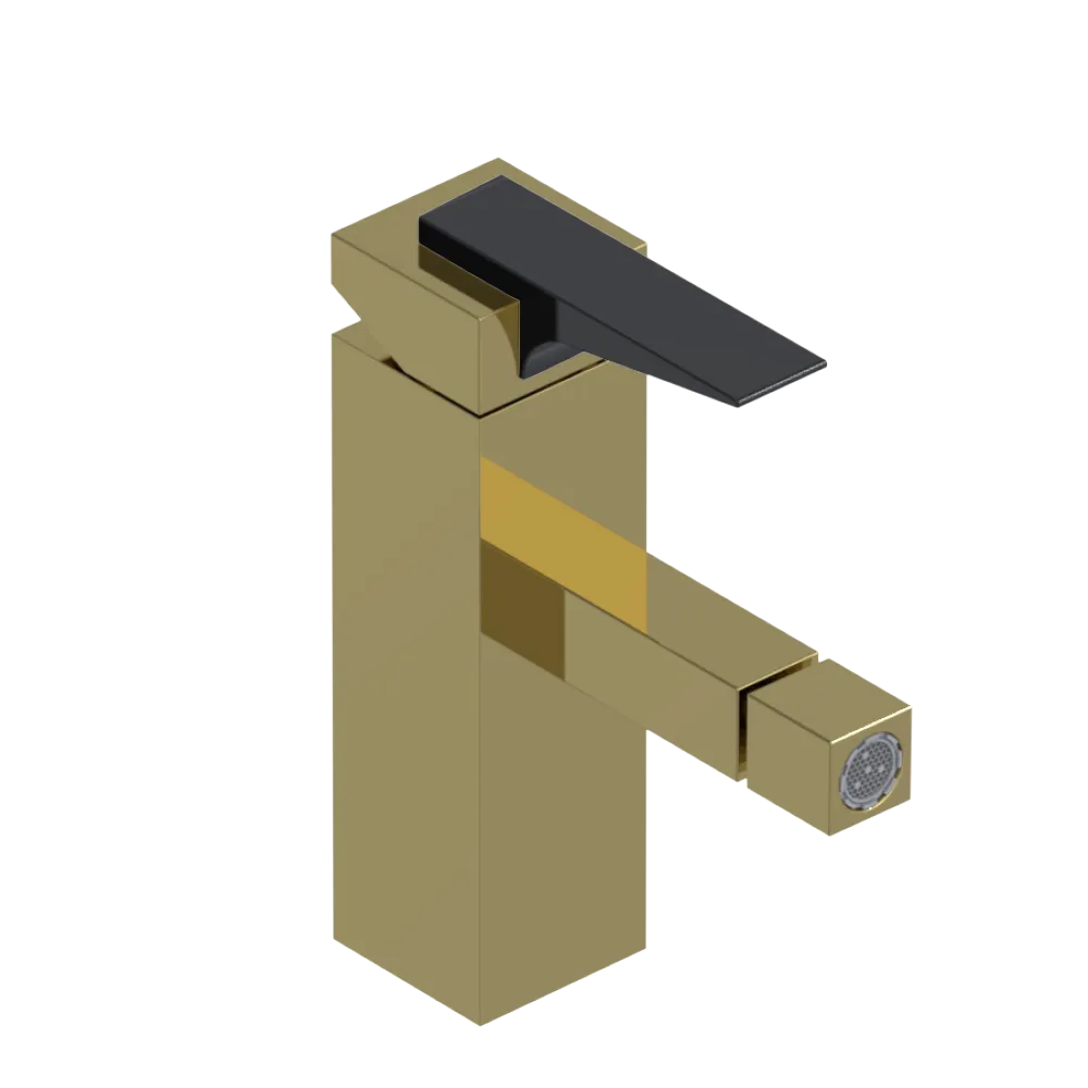 Rubinet Single Control Bidet Fitting (less drain) Natural Brass