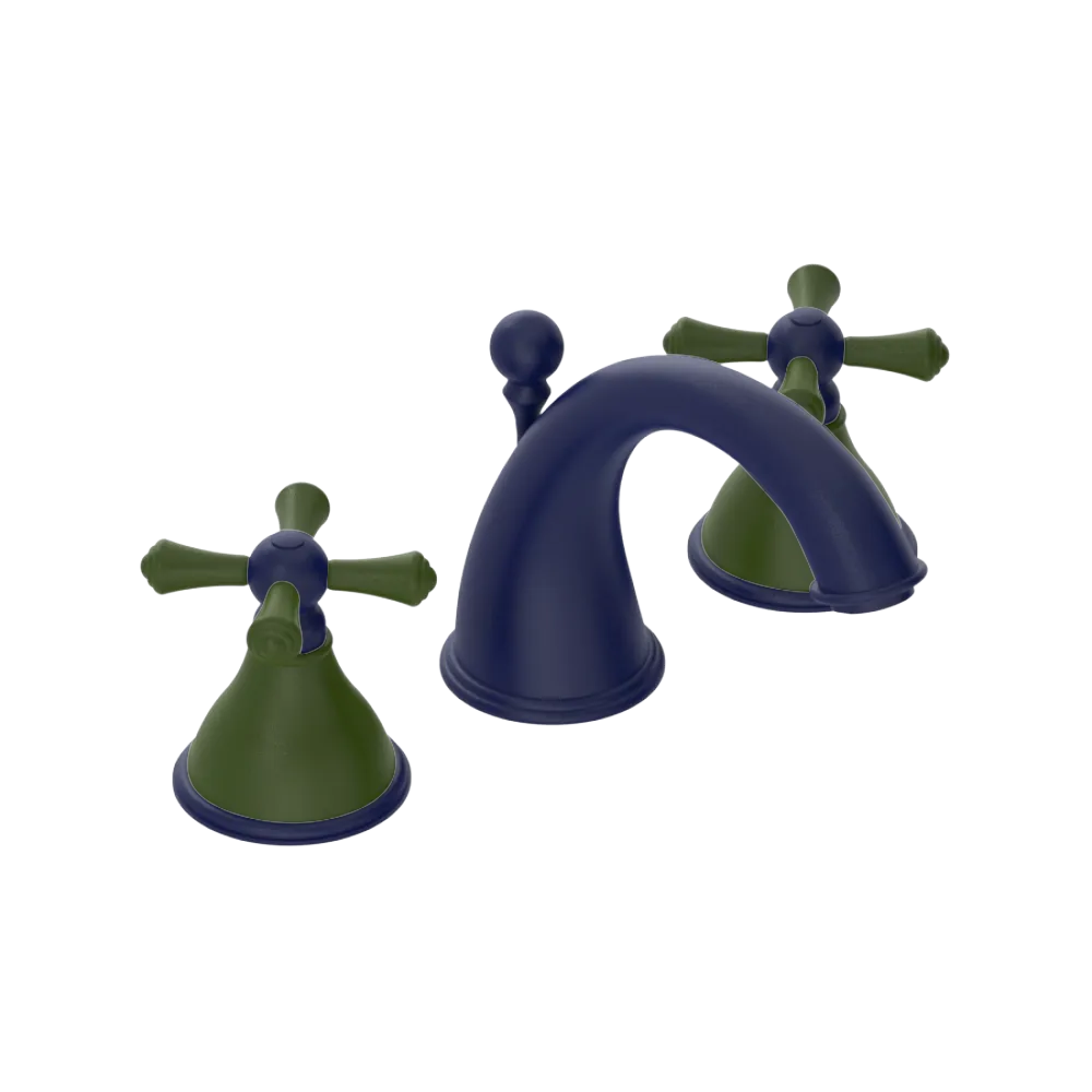 Rubinet Widespread Lav. Set. (less drain) Midnight Blue