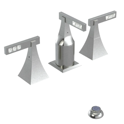 Rubinet Bidet Fitting with Spray, Diverter, and Vacum Breaker (Less Drain) Satin Nickel