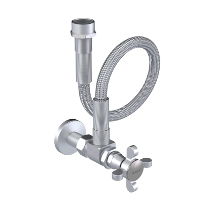 Rubinet Exposed Supply Kit (classic) x2 Satin Chrome