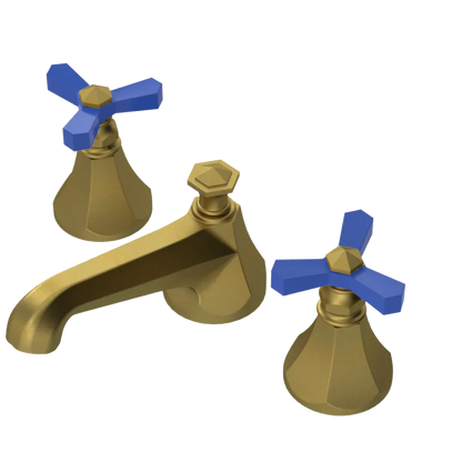 Rubinet Widespread Lav. Set. (less drain) Antique Brass Matt