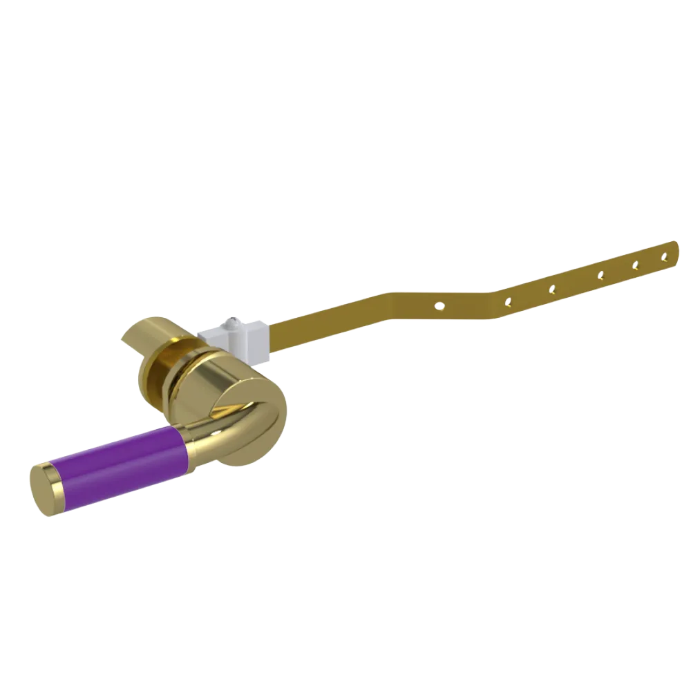 Rubinet Trip Levers Natural Brass