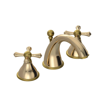 Rubinet Widespread Lav. Set. (less drain) Gold