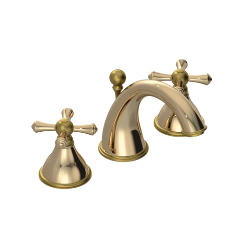 Rubinet Widespread Lav. Set. (less drain) Gold