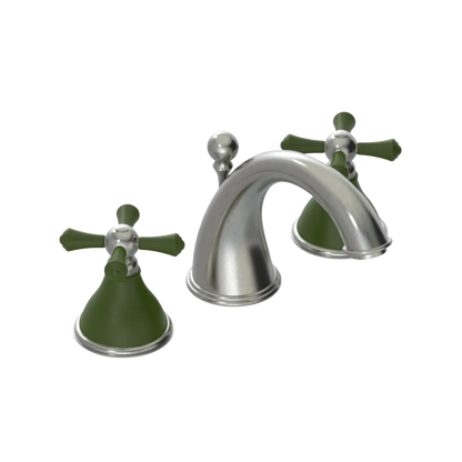 Rubinet Widespread Lav. Set. (less drain) Satin Nickel
