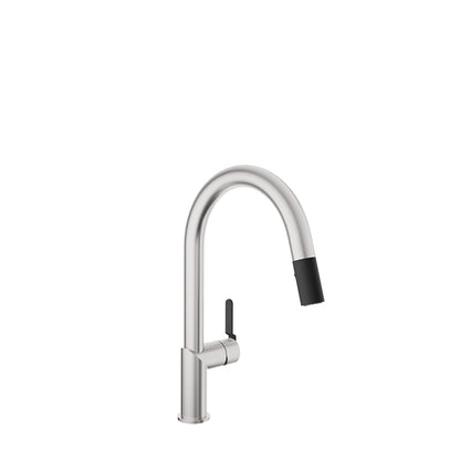 Baril Single-hole kitchen faucet with 2-function pull-down spray