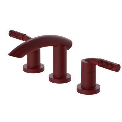 Rubinet Widespread Lav. Set. (less drain) Maroon
