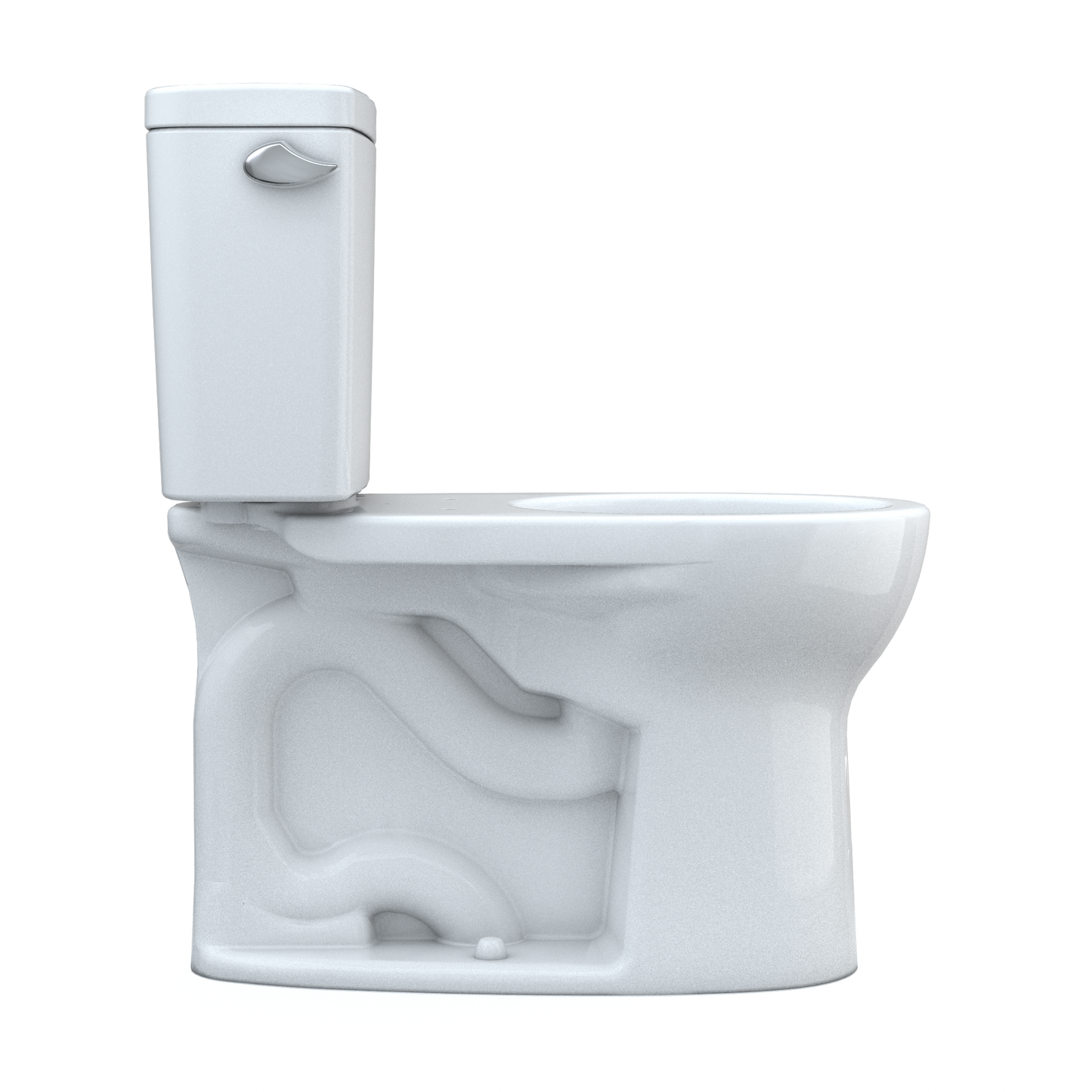 Drake® Two-piece Toilet, 1.28 GPF, Round Bowl - Universal Height Less Seat