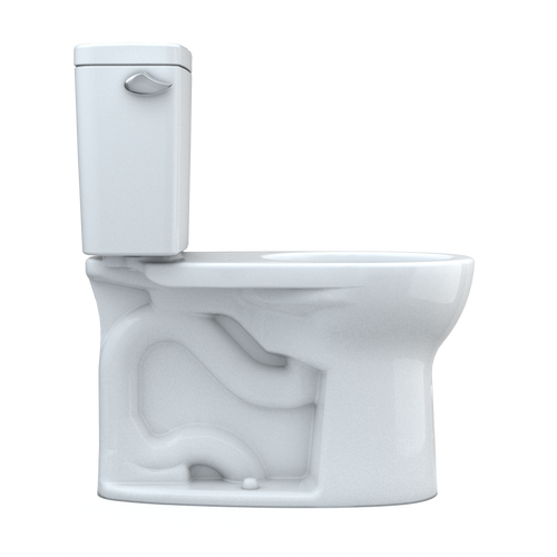 Drake® Two-piece Toilet, 1.28 GPF, Round Bowl - Universal Height Less Seat
