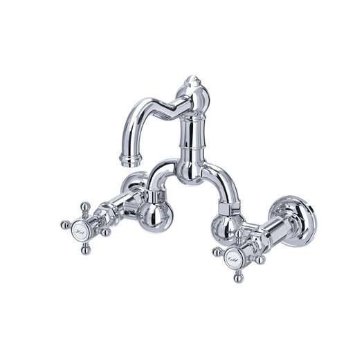 ROHL Acqui® Wall Mount Bridge Lavatory Faucet With Column Spout