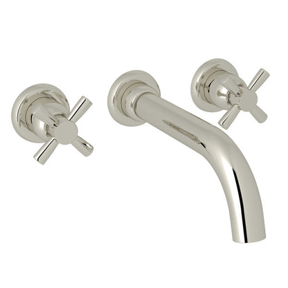 Perrin & Rowe Holborn Wall Mount 3-Hole Tubular Spout Tub Set