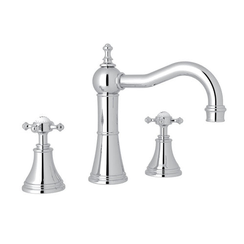 Perrin & Rowe Georgian Era™ Widespread Lavatory Faucet With Cross Handles