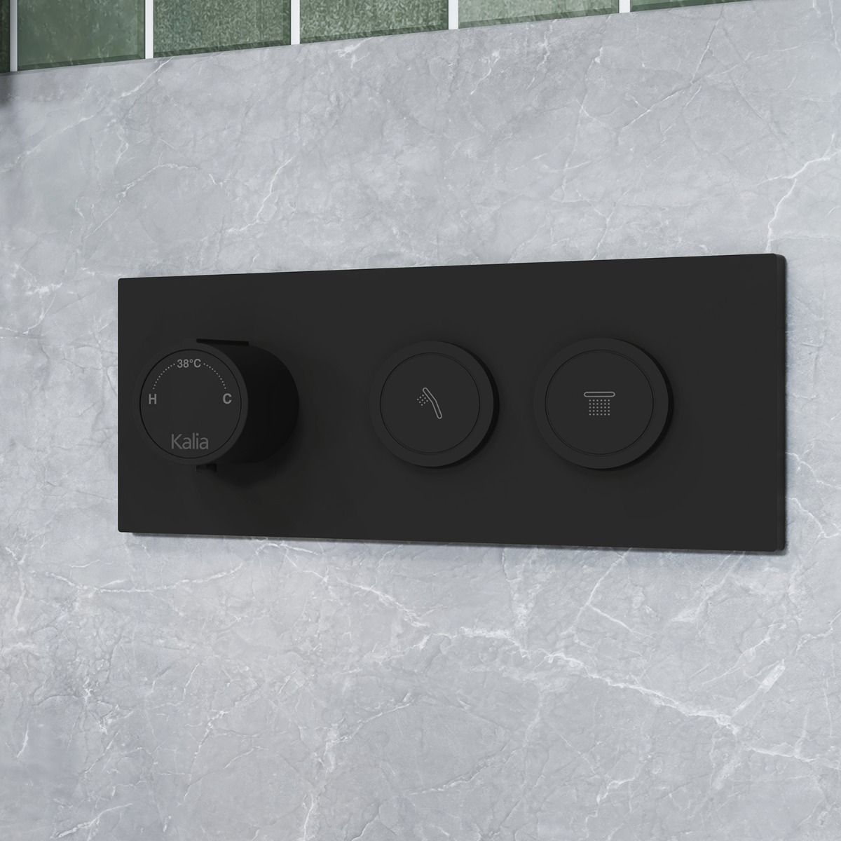 Kalia MOROKA TB2 Shower system with push buttons valve – BF2095-160