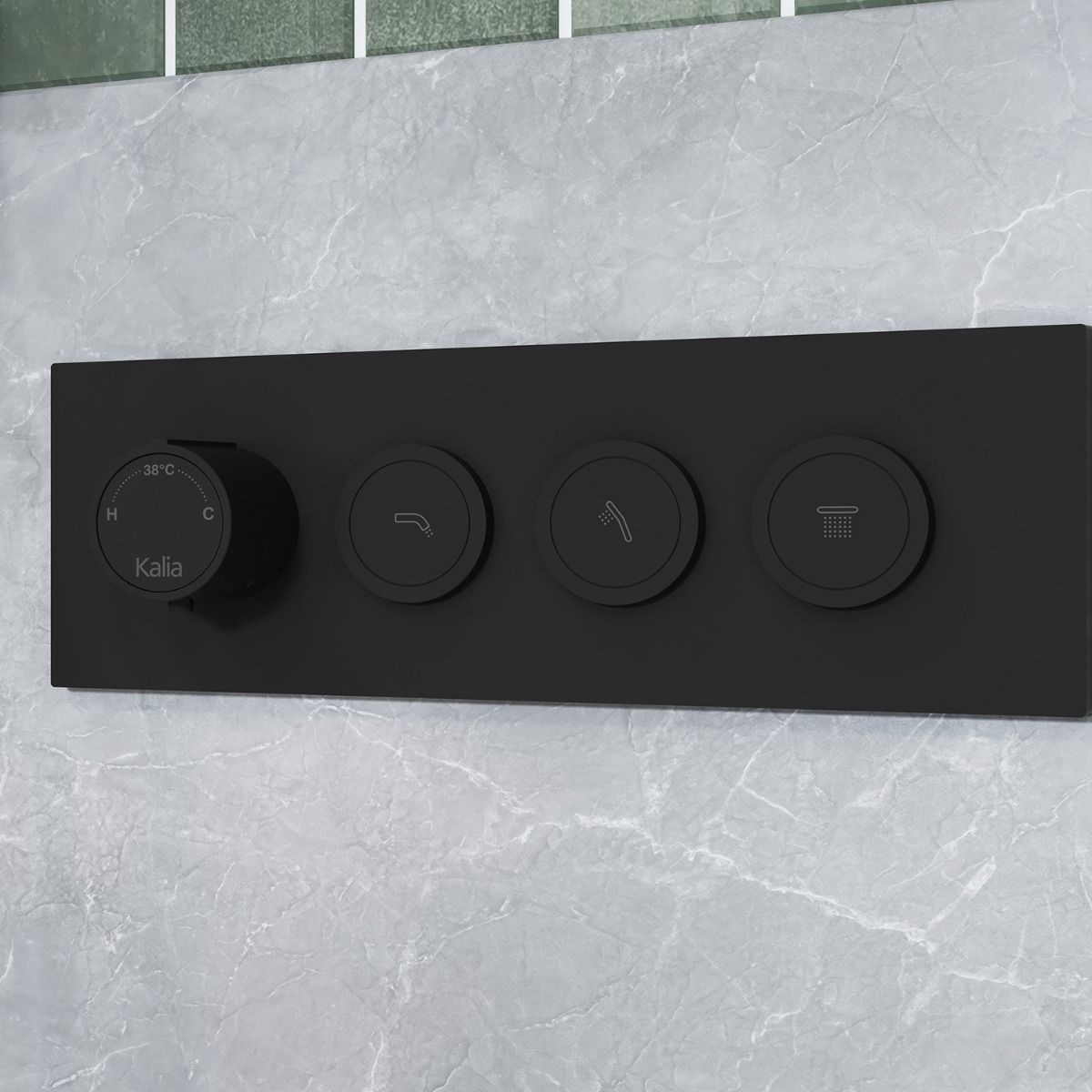 Kalia SQUAREONE TB3 Shower systems (without valve) – BF2071-160