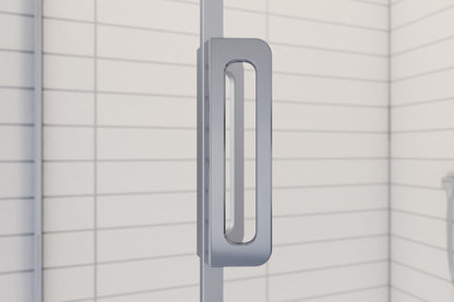 Kalia K3 60” x 77” sliding shower door with KP protective film – DR2058-004/DR2059-110-004