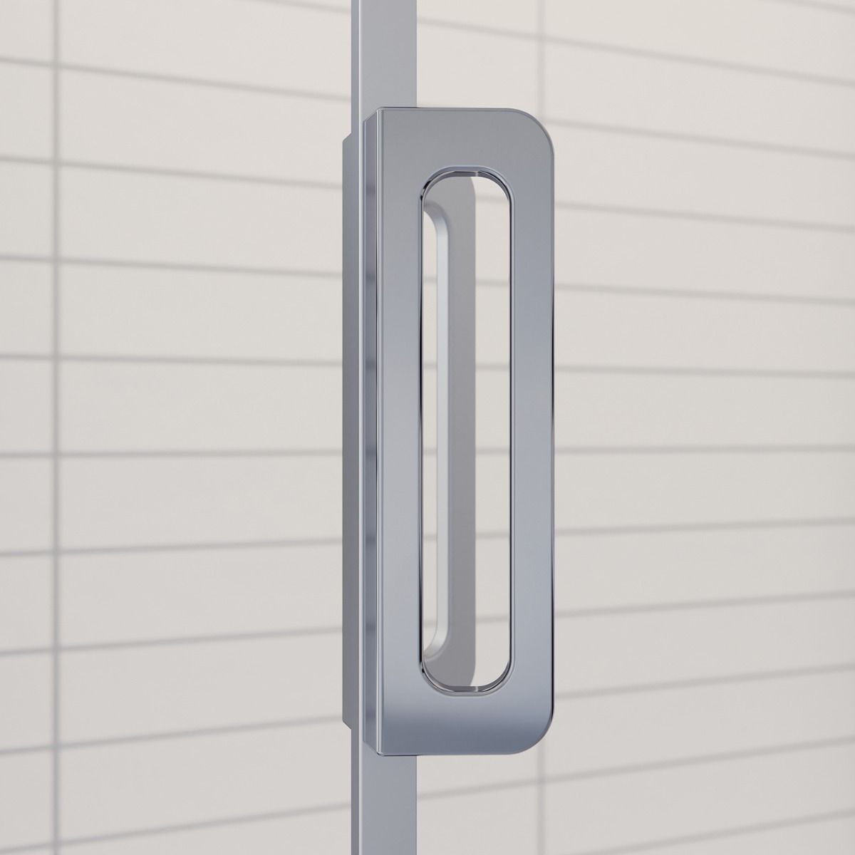 Kalia K3 48 x 77” sliding shower door with 36" return panel and towel bar - KP protective film – DR2057-110-004-001/DR2060-110-004