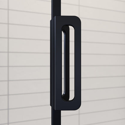 Kalia K3 60x 77” sliding shower door with 32" return panel - KP protective film – DR2058-004/DR2059-160-004/DR1795-160-000