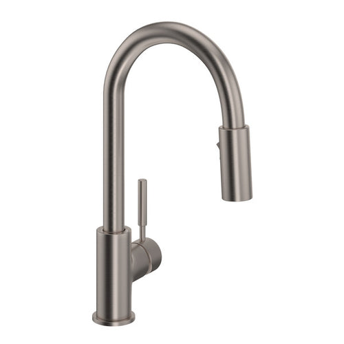 ROHL Lux Side Handle Bar & Food Prep Stainless Steel Pulldown Faucet