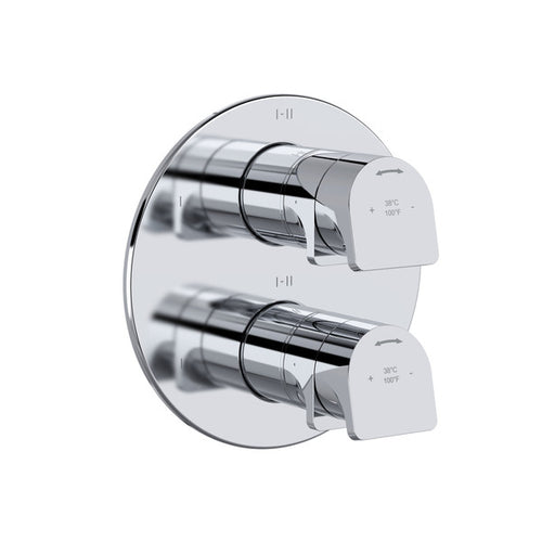 Riobel Ode™ 3/4" Therm & Pressure Balance Trim With 6 Functions