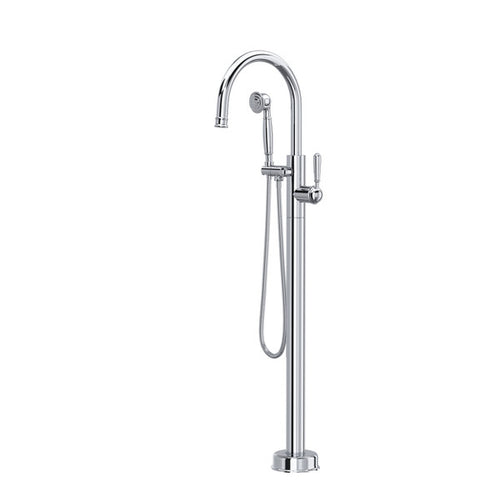 ROHL Traditional Single Hole Floor Mount Tub Filler Trim