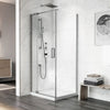 Kalia DISTINK 36” x 77” pivot shower door with 36” return panel - KP protective film – DR1743/DR1749-110-005