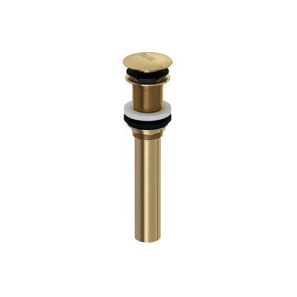 ROHL Non-Slotted Touch Seal Dome Drain With 6" Tailpiece