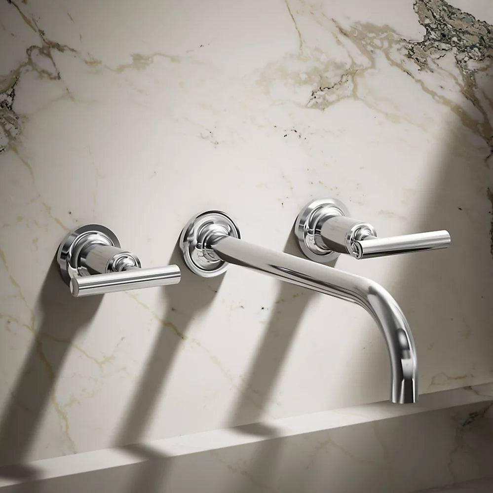 Purist® Wall-mount bathroom sink faucet trim with Lever handles, 1.2 gpm