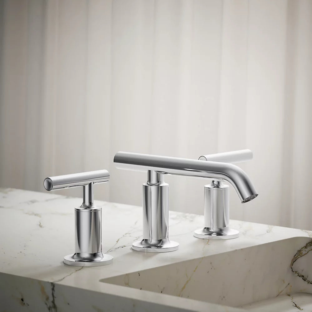 Purist® Widespread bathroom sink faucet with Lever handles, 1.2 gpm