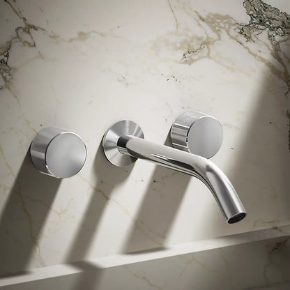 Components® Wall-mount bathroom sink faucet Oyl handle trim