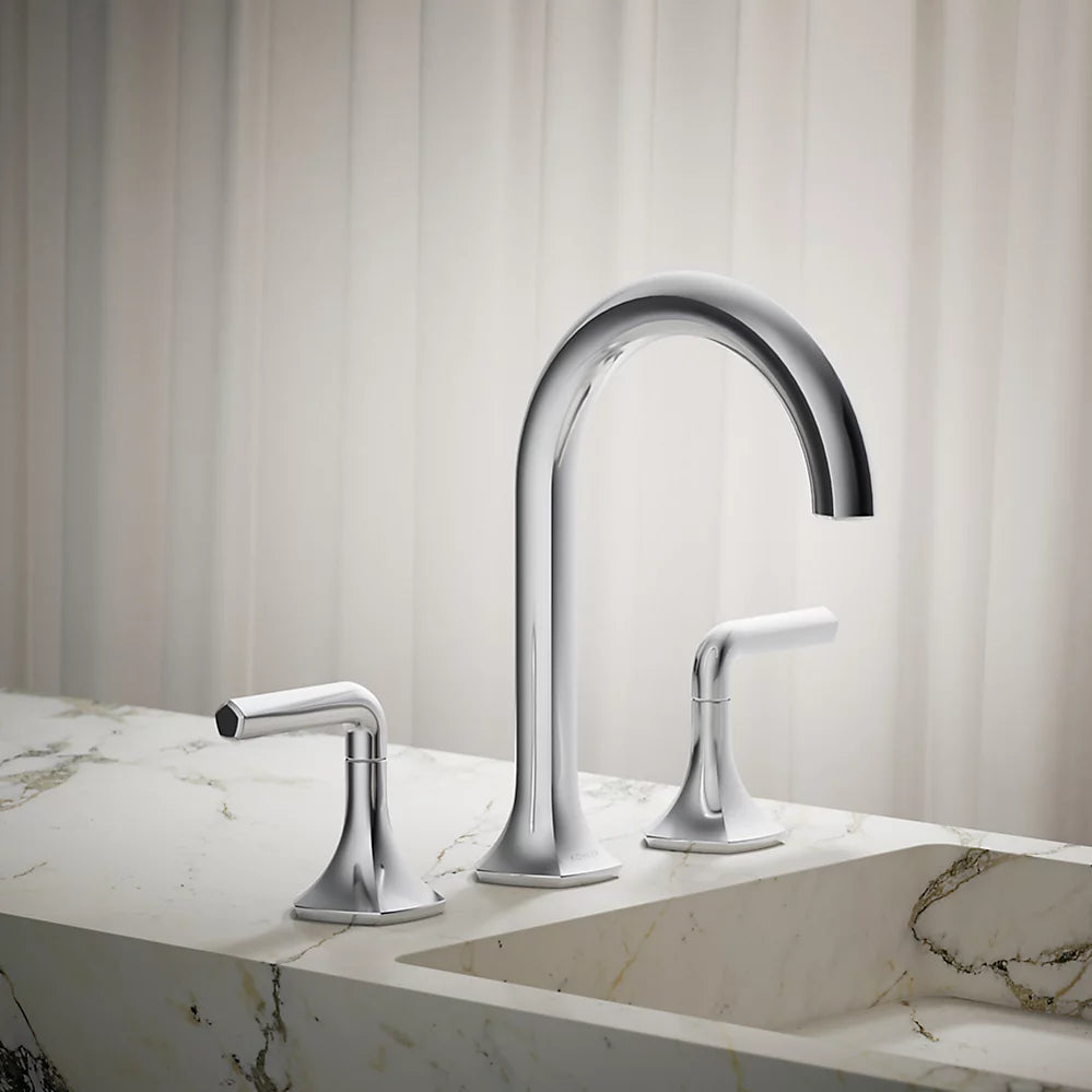 Occasion® Bathroom sink faucet spout with Cane design, 0.5 gpm