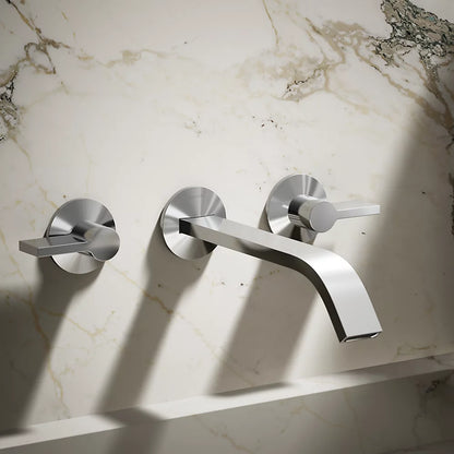 Components® Wall-mount bathroom sink faucet spout with Ribbon design, 1.2 gpm